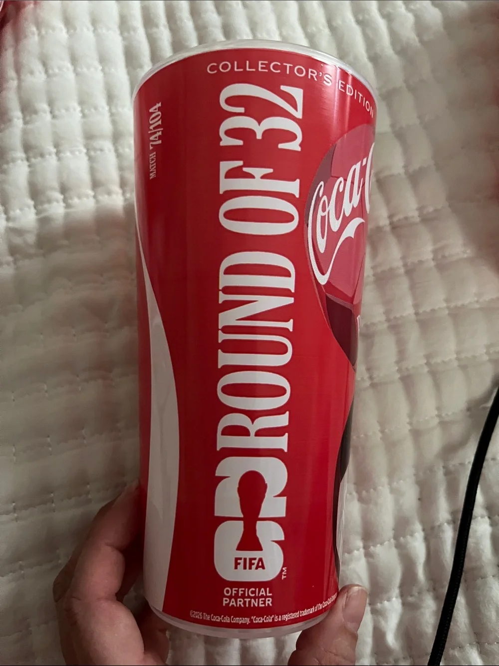 ⚽️ FIFA World Cup Boston Coca-Cola Red / White Tournament Collector Cup Set ⚽️